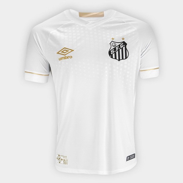 Maillot Football Santos Domicile 2018-19 Blanc